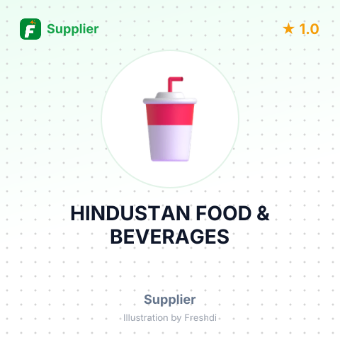 HINDUSTAN FOOD & BEVERAGES – summary card, no photo uploaded yet