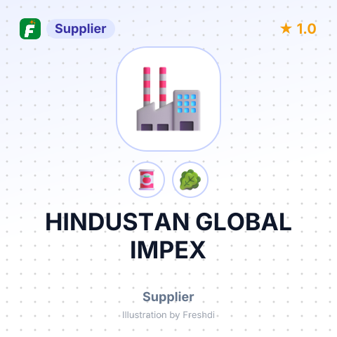 HINDUSTAN GLOBAL IMPEX – summary card, no photo uploaded yet