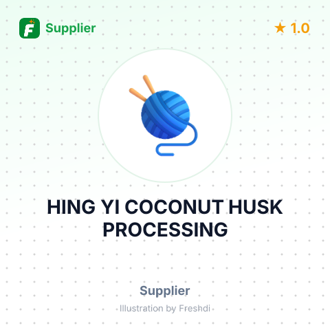 HING YI COCONUT HUSK PROCESSING – summary card, no photo uploaded yet