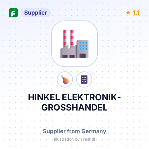 HINKEL ELEKTRONIK-GROSSHANDEL – summary card, no photo uploaded yet
