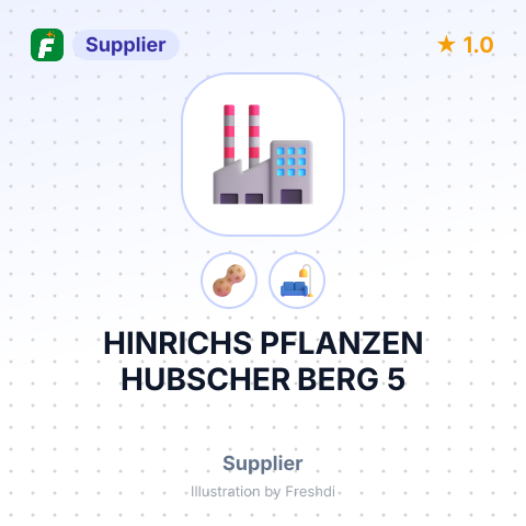HINRICHS PFLANZEN HUBSCHER BERG 5 – summary card, no photo uploaded yet