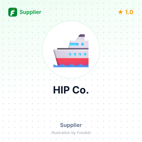 HIP Co. – summary card, no photo uploaded yet
