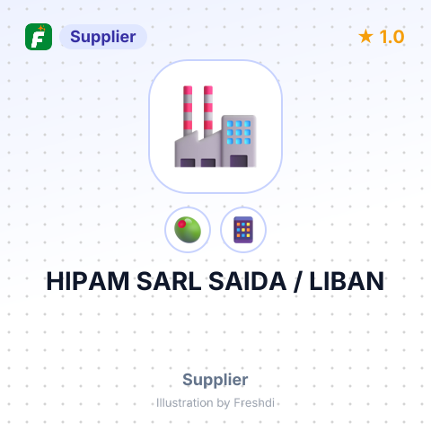 HIPAM SARL SAIDA / LIBAN – summary card, no photo uploaded yet