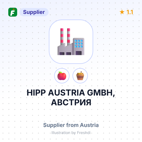 HIPP AUSTRIA GMBH, АВСТРИЯ – summary card, no photo uploaded yet