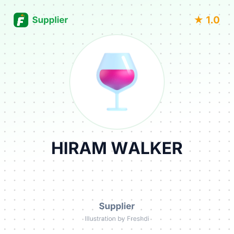 HIRAM WALKER – summary card, no photo uploaded yet