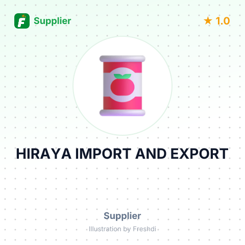 HIRAYA IMPORT AND EXPORT – summary card, no photo uploaded yet