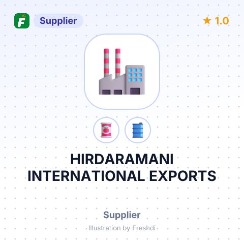 HIRDARAMANI INTERNATIONAL EXPORTS – summary card, no photo uploaded yet