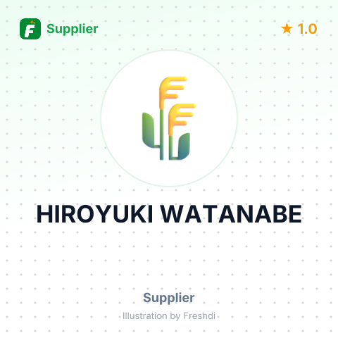 HIROYUKI WATANABE – summary card, no photo uploaded yet