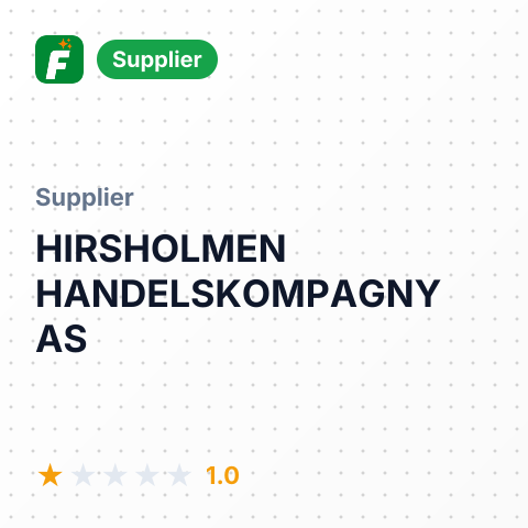 HIRSHOLMEN HANDELSKOMPAGNY AS – summary card, no photo uploaded yet