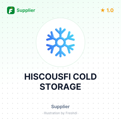 HISCOUSFI COLD STORAGE – summary card, no photo uploaded yet