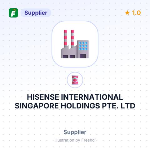 HISENSE INTERNATIONAL SINGAPORE HOLDINGS PTE. LTD – summary card, no photo uploaded yet