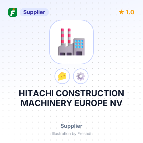 HITACHI CONSTRUCTION MACHINERY EUROPE NV – summary card, no photo uploaded yet