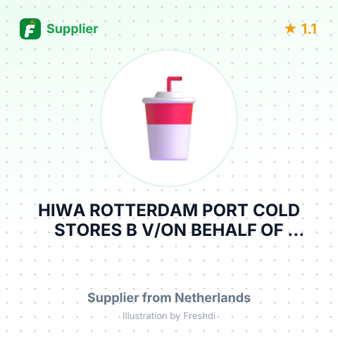 HIWA ROTTERDAM PORT COLD STORES B V/ON BEHALF OF PRODALIM – summary card, no photo uploaded yet