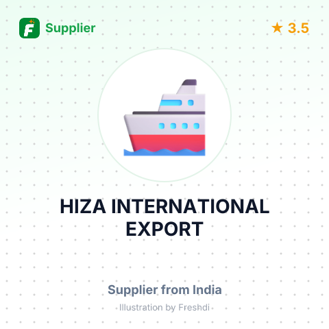 HIZA INTERNATIONAL EXPORT – summary card, no photo uploaded yet