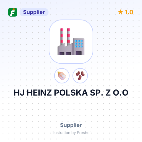 HJ HEINZ POLSKA SP. Z O.O – summary card, no photo uploaded yet