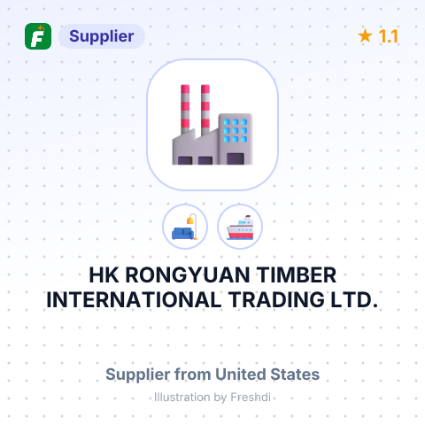 HK RONGYUAN TIMBER INTERNATIONAL TRADING LTD. – summary card, no photo uploaded yet
