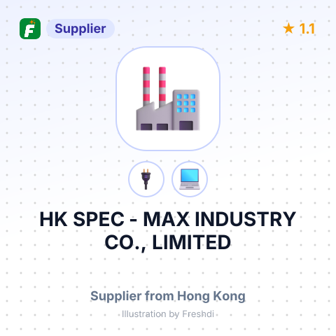 HK SPEC - MAX INDUSTRY CO., LIMITED – summary card, no photo uploaded yet
