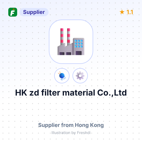 HK zd filter material Co.,Ltd – summary card, no photo uploaded yet