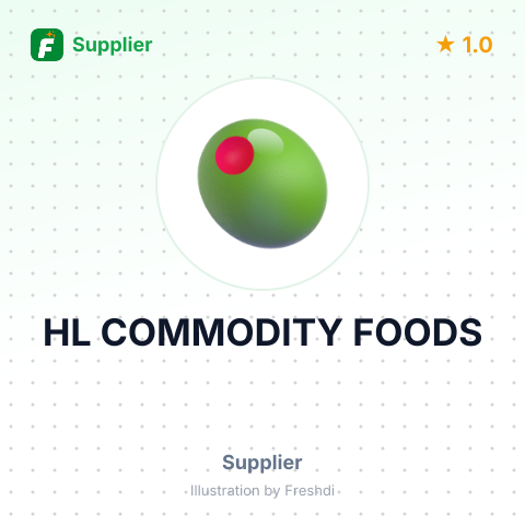 HL COMMODITY FOODS – summary card, no photo uploaded yet