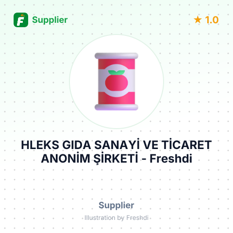 HLEKS GIDA SANAYİ VE TİCARET ANONİM ŞİRKETİ – summary card, no photo uploaded yet