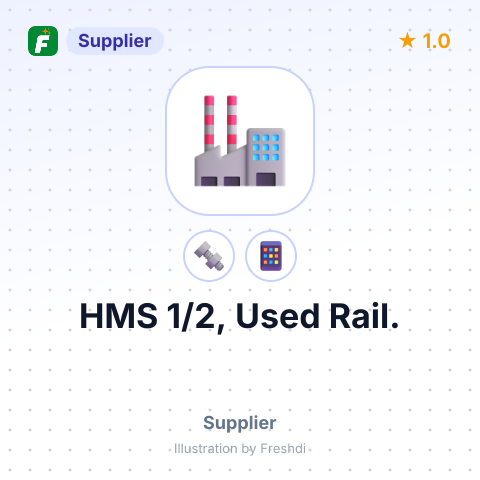 HMS 1/2, Used Rail. – summary card, no photo uploaded yet