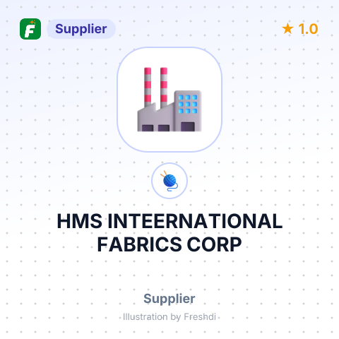 HMS INTEERNATIONAL FABRICS CORP – summary card, no photo uploaded yet