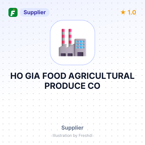 HO GIA FOOD AGRICULTURAL PRODUCE CO – summary card, no photo uploaded yet