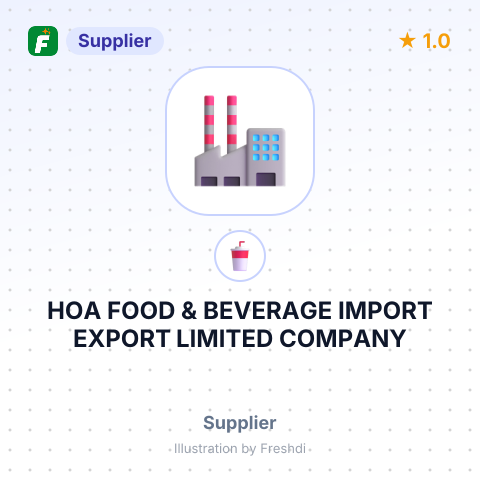 HOA FOOD & BEVERAGE IMPORT EXPORT LIMITED COMPANY – summary card, no photo uploaded yet
