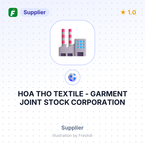 HOA THO TEXTILE - GARMENT JOINT STOCK CORPORATION – summary card, no photo uploaded yet