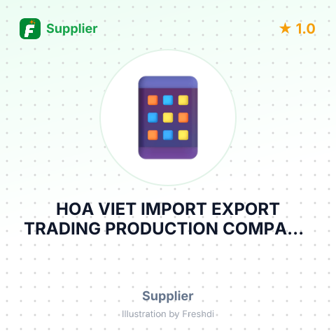 HOA VIET IMPORT EXPORT TRADING PRODUCTION COMPANY LIMITED – summary card, no photo uploaded yet