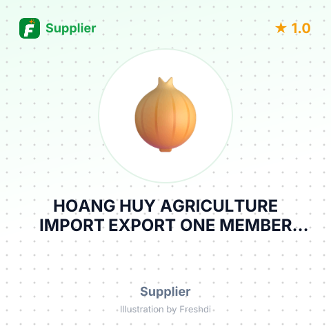 HOANG HUY AGRICULTURE IMPORT EXPORT ONE MEMBER COMPANY LIMITED – summary card, no photo uploaded yet
