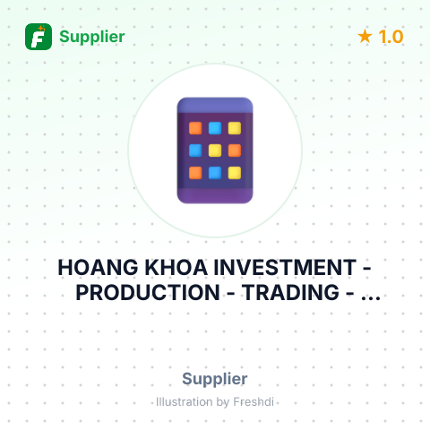 HOANG KHOA INVESTMENT -PRODUCTION - TRADING - SERVICES IMPORT EXPORT JOINT STOCK COMPANY – summary card, no photo uploaded yet