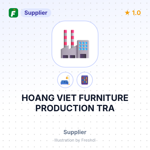 HOANG VIET FURNITURE PRODUCTION TRA – summary card, no photo uploaded yet
