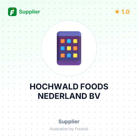 HOCHWALD FOODS NEDERLAND BV – summary card, no photo uploaded yet
