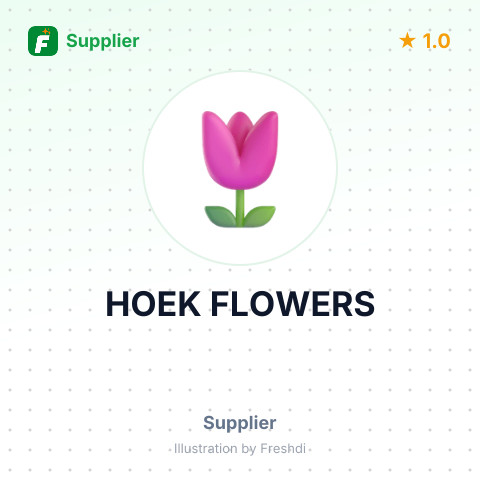 HOEK FLOWERS – summary card, no photo uploaded yet