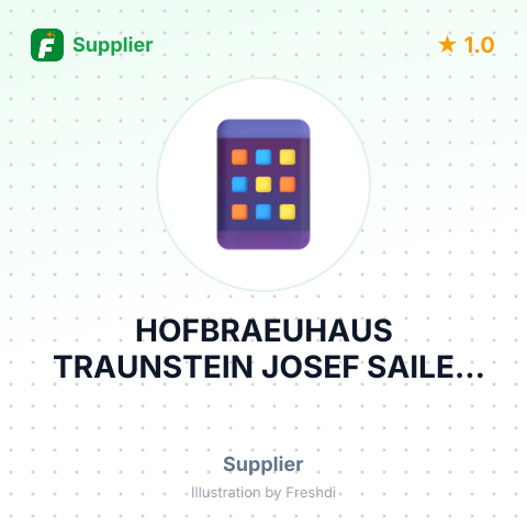 HOFBRAEUHAUS TRAUNSTEIN JOSEF SAILER KG – summary card, no photo uploaded yet