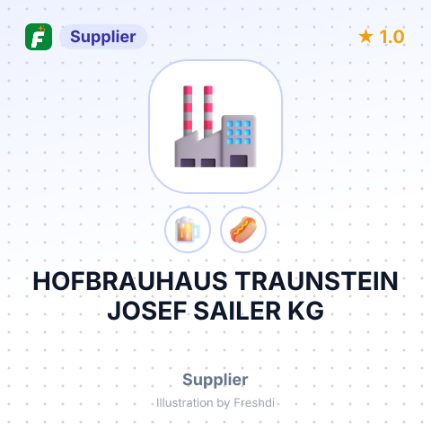 HOFBRAUHAUS TRAUNSTEIN JOSEF SAILER KG – summary card, no photo uploaded yet