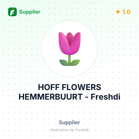 HOFF FLOWERS HEMMERBUURT – summary card, no photo uploaded yet
