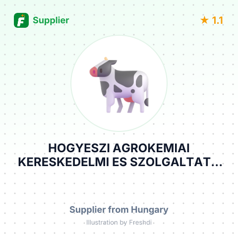 HOGYESZI AGROKEMIAI KERESKEDELMI ES SZOLGALTATO KFT. – summary card, no photo uploaded yet