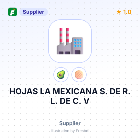 HOJAS LA MEXICANA S. DE R. L. DE C. V – summary card, no photo uploaded yet