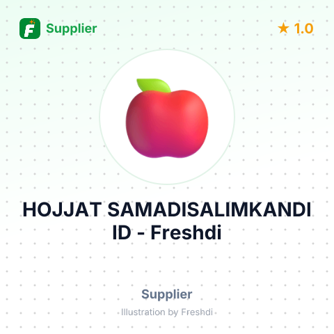 HOJJAT SAMADISALIMKANDI ID – summary card, no photo uploaded yet