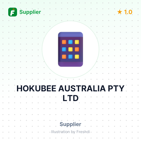 HOKUBEE AUSTRALIA PTY LTD – summary card, no photo uploaded yet