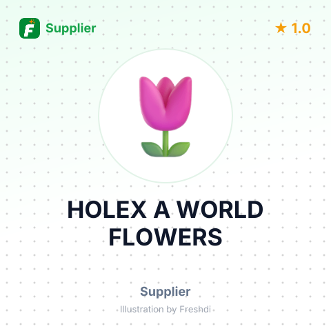 HOLEX A WORLD FLOWERS – summary card, no photo uploaded yet