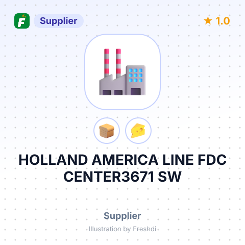 HOLLAND AMERICA LINE FDC CENTER3671 SW – summary card, no photo uploaded yet