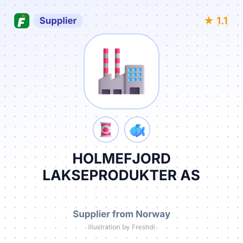 HOLMEFJORD LAKSEPRODUKTER AS – summary card, no photo uploaded yet