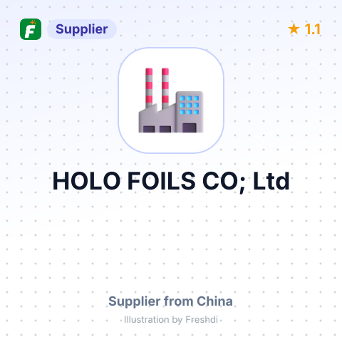HOLO FOILS CO; Ltd – summary card, no photo uploaded yet