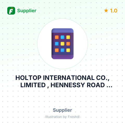 HOLTOP INTERNATIONAL CO., LIMITED , HENNESSY ROAD WANCHAI, HONG KONG – summary card, no photo uploaded yet