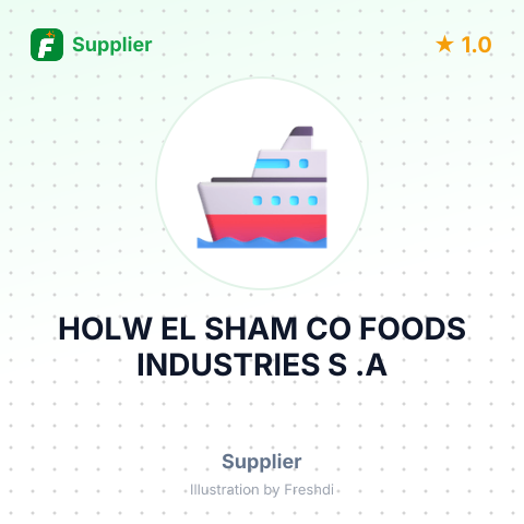 HOLW EL SHAM CO FOODS INDUSTRIES S .A – summary card, no photo uploaded yet