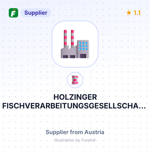 HOLZINGER FISCHVERARBEITUNGSGESELLSCHAFT MIT BESCHRÄNKTER HAFTUNG – summary card, no photo uploaded yet