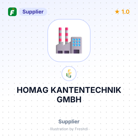 HOMAG KANTENTECHNIK GMBH – summary card, no photo uploaded yet